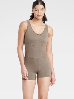 JoyLab seamless Taupe bodysuit Size XL New with tag